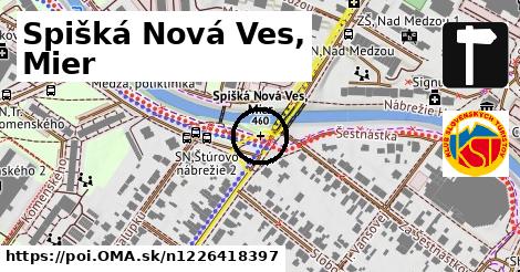 Spišká Nová Ves, Mier