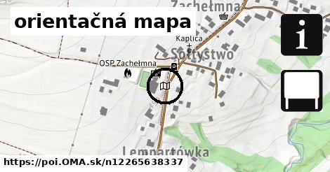 orientačná mapa
