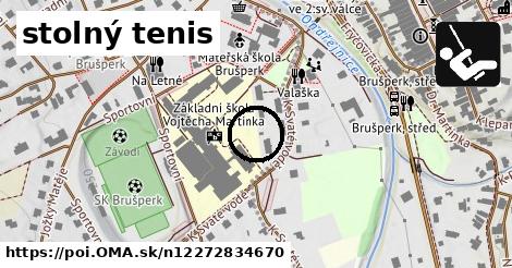 stolný tenis