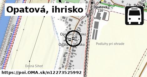 Opatová, ihrisko