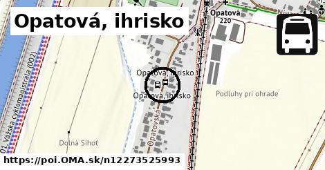 Opatová, ihrisko