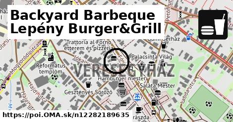 Backyard Barbeque Lepény Burger&Grill