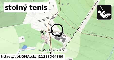 stolný tenis