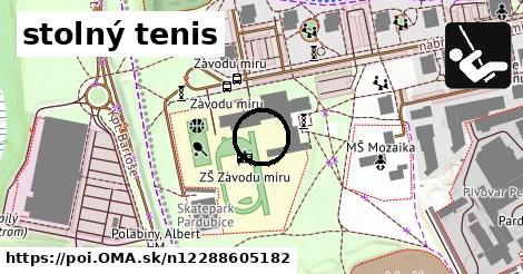 stolný tenis