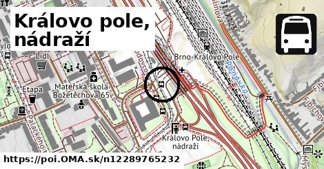 Královo pole, nádraží