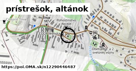 prístrešok, altánok