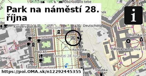 Park na náměstí 28. října