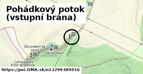 Pohádkový potok (vstupní brána)