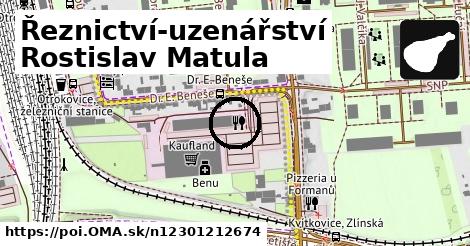 Řeznictví-uzenářství Rostislav Matula