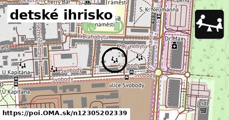 detské ihrisko