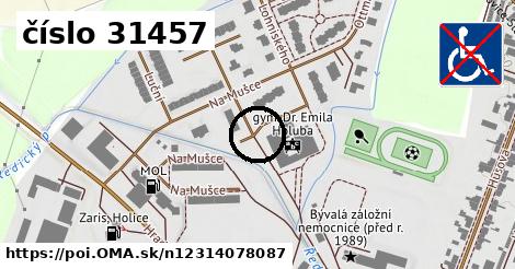 číslo 31457