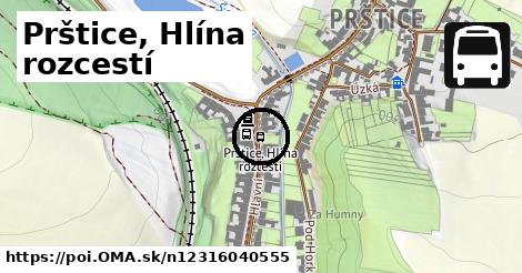 Prštice, Hlína rozcestí