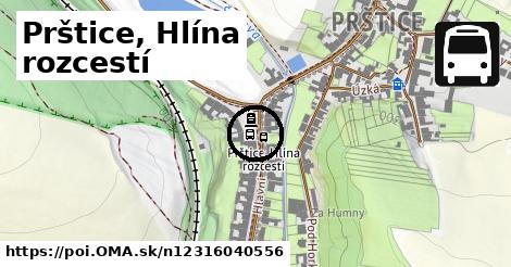 Prštice, Hlína rozcestí