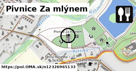 Pivnice Za mlýnem