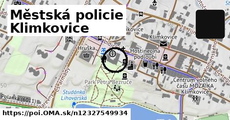 Městská policie Klimkovice