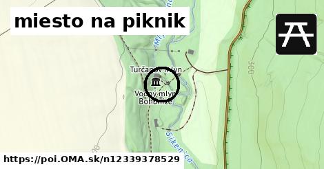 miesto na piknik