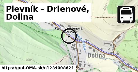 Plevník - Drienové, Dolina