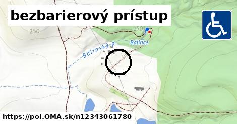 bezbarierový prístup