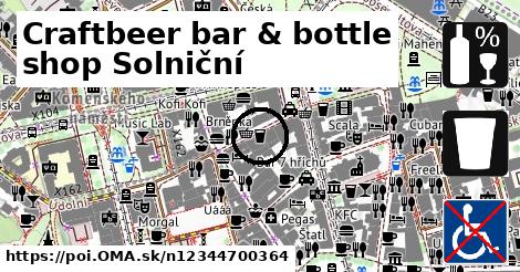 Craftbeer bar & bottle shop Solniční