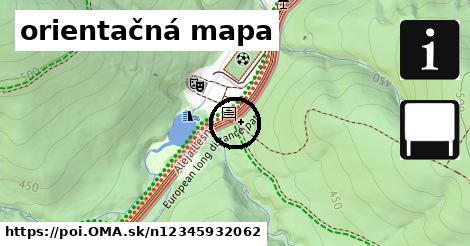 orientačná mapa