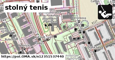 stolný tenis