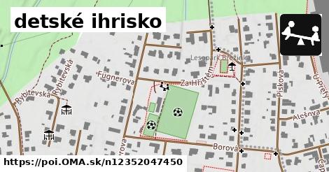 detské ihrisko