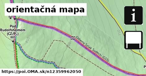 orientačná mapa