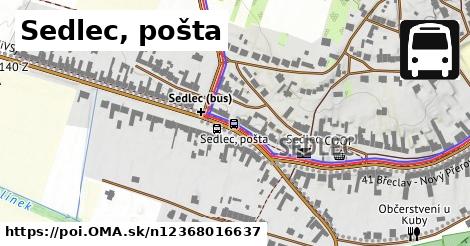 Sedlec, pošta