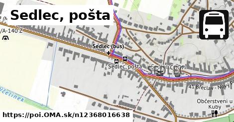 Sedlec, pošta