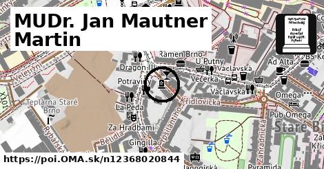 MUDr. Jan Mautner Martin