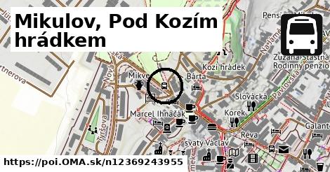 Mikulov, Pod Kozím hrádkem