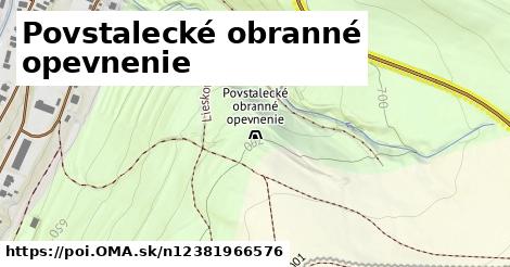 Povstalecké obranné opevnenie