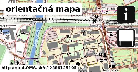 orientačná mapa