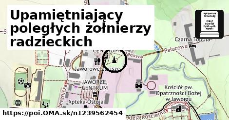 Upamiętniający poległych żołnierzy radzieckich