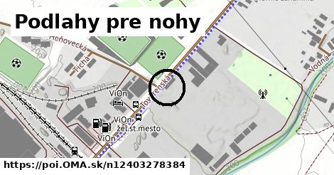 Podlahy pre nohy