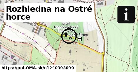 Rozhledna na Ostré horce