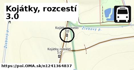 Kojátky, rozcestí 3.0