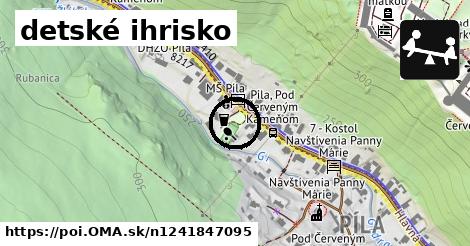 detské ihrisko