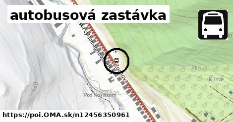 autobusová zastávka
