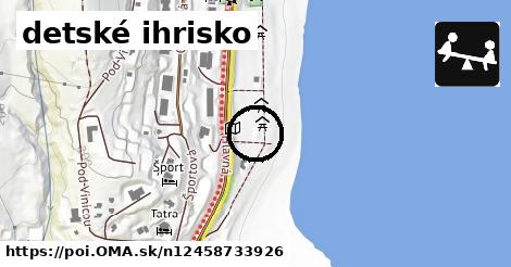 detské ihrisko
