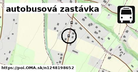 autobusová zastávka