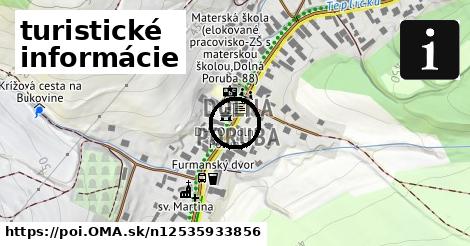 turistické informácie
