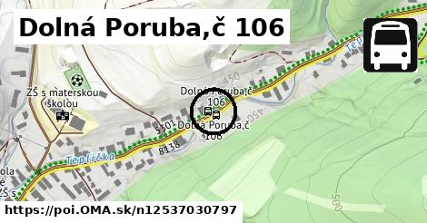 Dolná Poruba,č 106