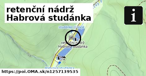 retenční nádrž Habrová studánka