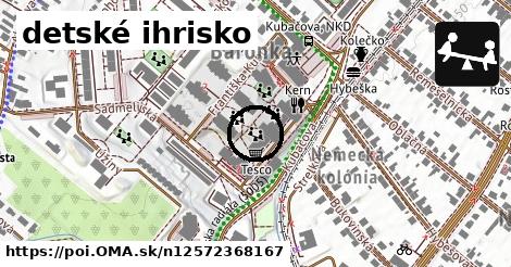 detské ihrisko