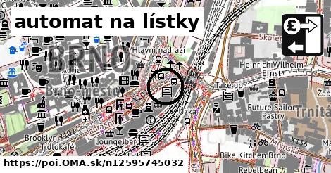 automat na lístky