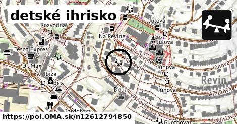 detské ihrisko