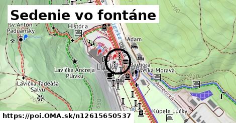 Sedenie vo fontáne
