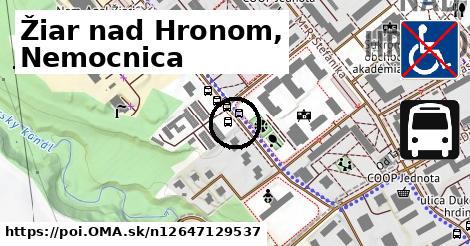 Žiar nad Hronom, Nemocnica