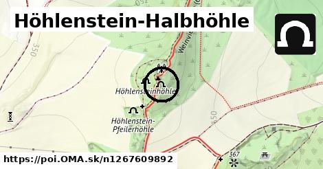 Höhlenstein-Halbhöhle